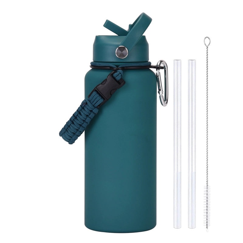 Stainless Steel Water Bottle Single Piece Casual Solid Color | Drinkware & Hydration