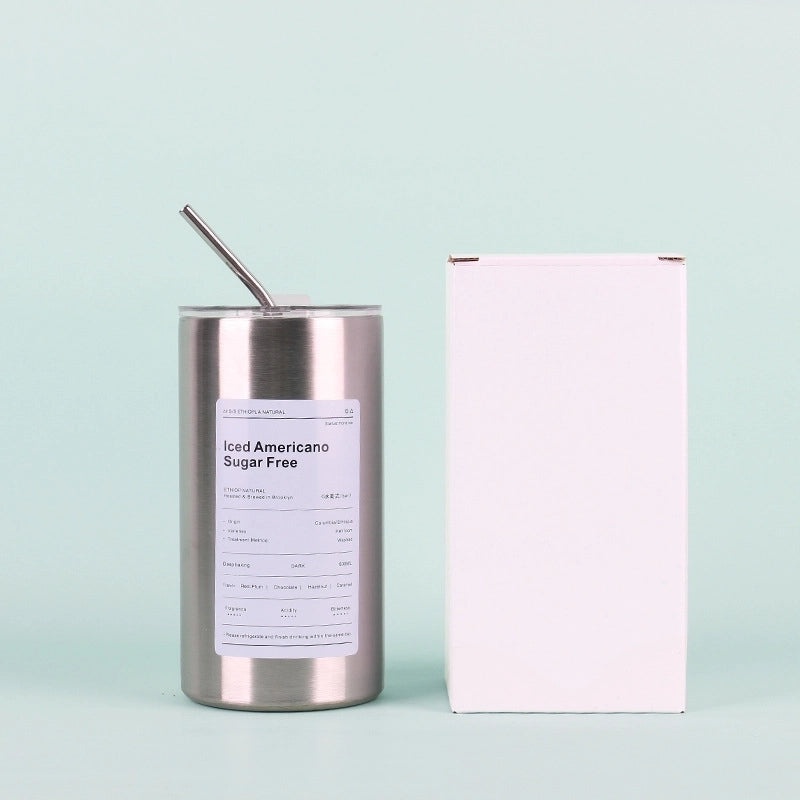 Stainless Steel Water Bottle Single Piece Casual Solid Color | Drinkware & Hydration