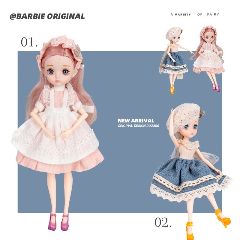 Cute Mini Doll Plastic Toys Set|Kids Toys