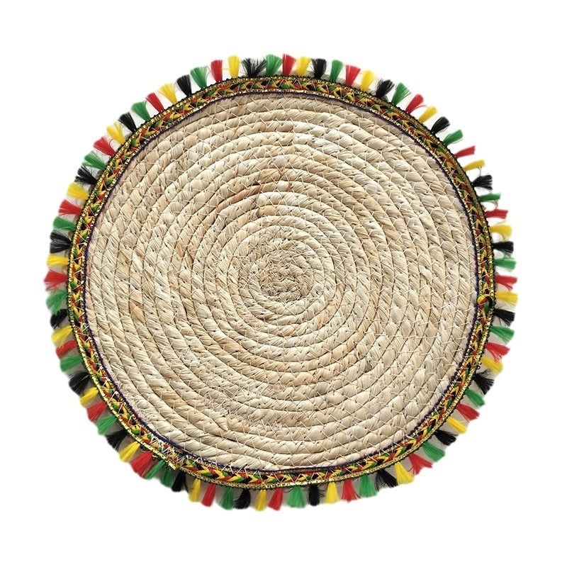 Ethnic Straw Wall Hanging Moroccan Style Home Decor Sofa Bedside Accent|Home Decor