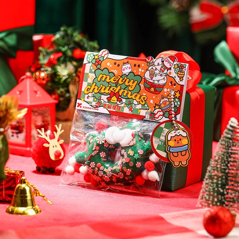 Christmas Tree Donut Fidget Toy Squeezing Stress Relief TPR Sensory Toy | Stress Relief Toys