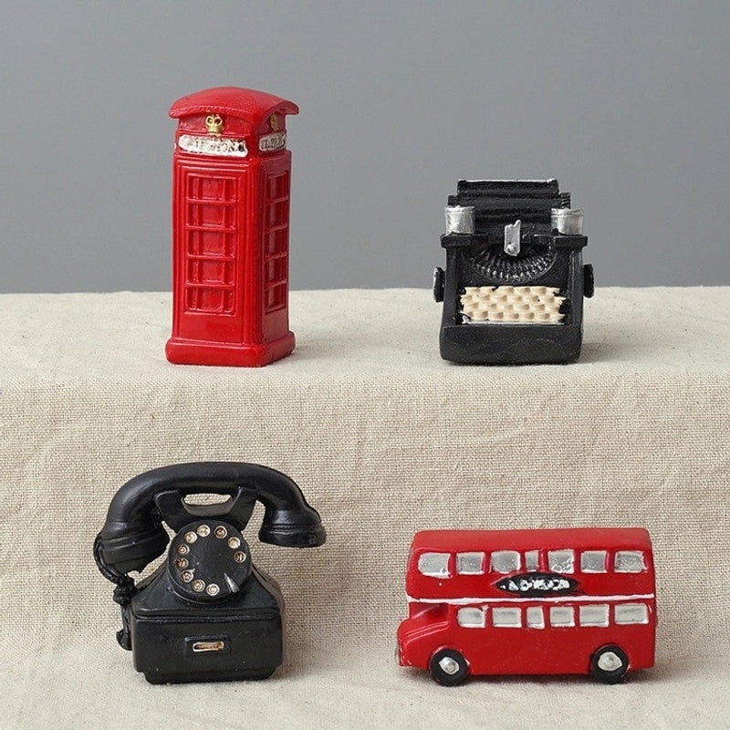 Vintage Camera Digital Phone Resin Figurine | Home Decor & Collectibles