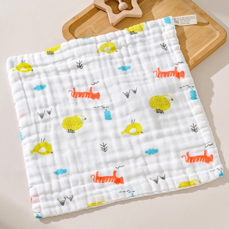 Adorable Cartoon Fruit and Fish Baby Burp Cloths Soft Infant Accessories|Baby Essentials