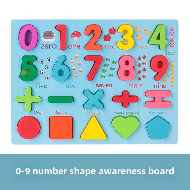 Early Learning Digital Alphabet Wooden Blocks Puzzle for Infants & Toddlers | Educational Toys