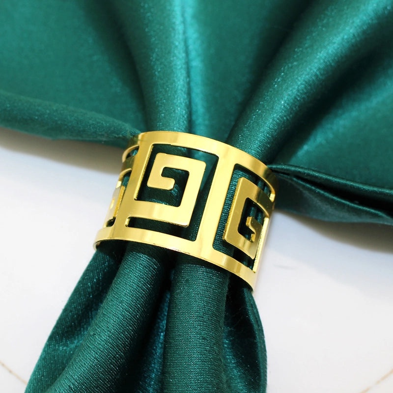 Stylish Geometric Metal Napkin Holder Single Piece|Home Decor & Kitchen Accessories