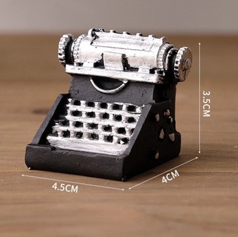 Vintage Camera Digital Phone Resin Figurine | Home Decor & Collectibles