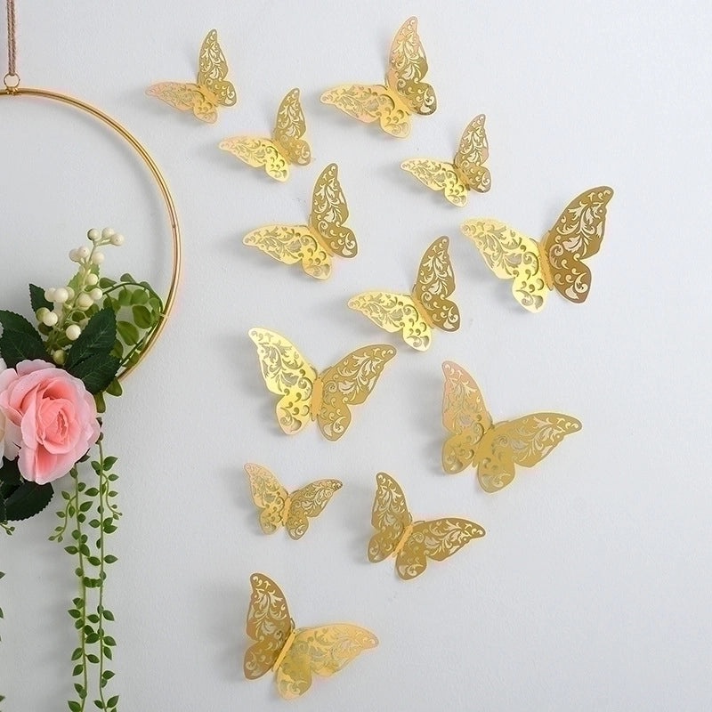 Charming Butterfly Paper Wall Decals for Home Decor|Wall Stickers