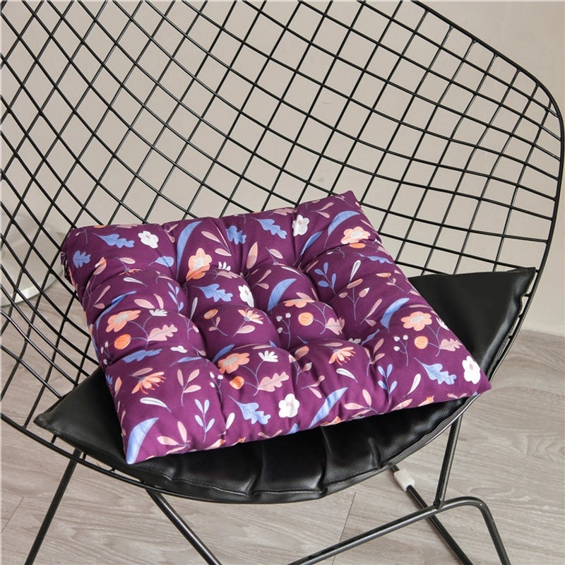Printed Thickened Chair Cushion for Office, Dining, Student Seats | Home & Office Seating Accessories