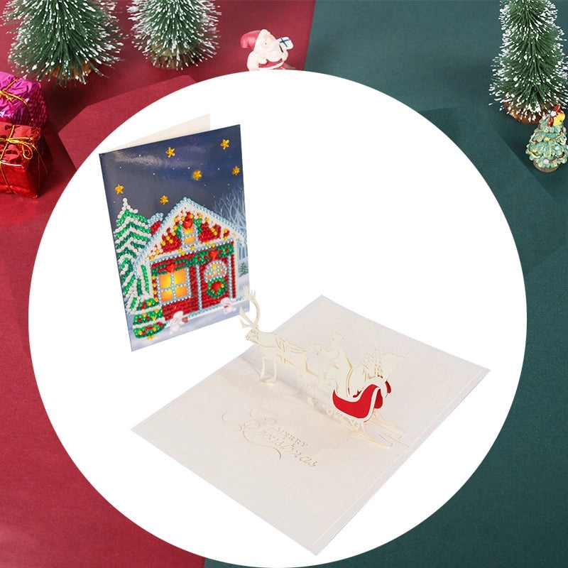 Handmade DIY Diamond Painting Birthday Balloon Greeting Card | Handmade Greeting Cards