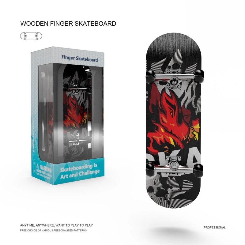 Professional Fingerboard Skateboard with Bearings | Sports & Outdoors