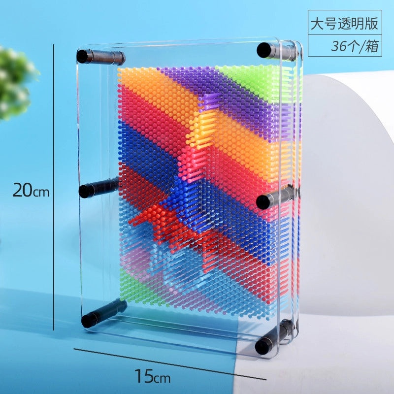 3D Rainbow Handprint Clone Toy for Kids Decompression Needle Painting | Creative Toys & Crafts