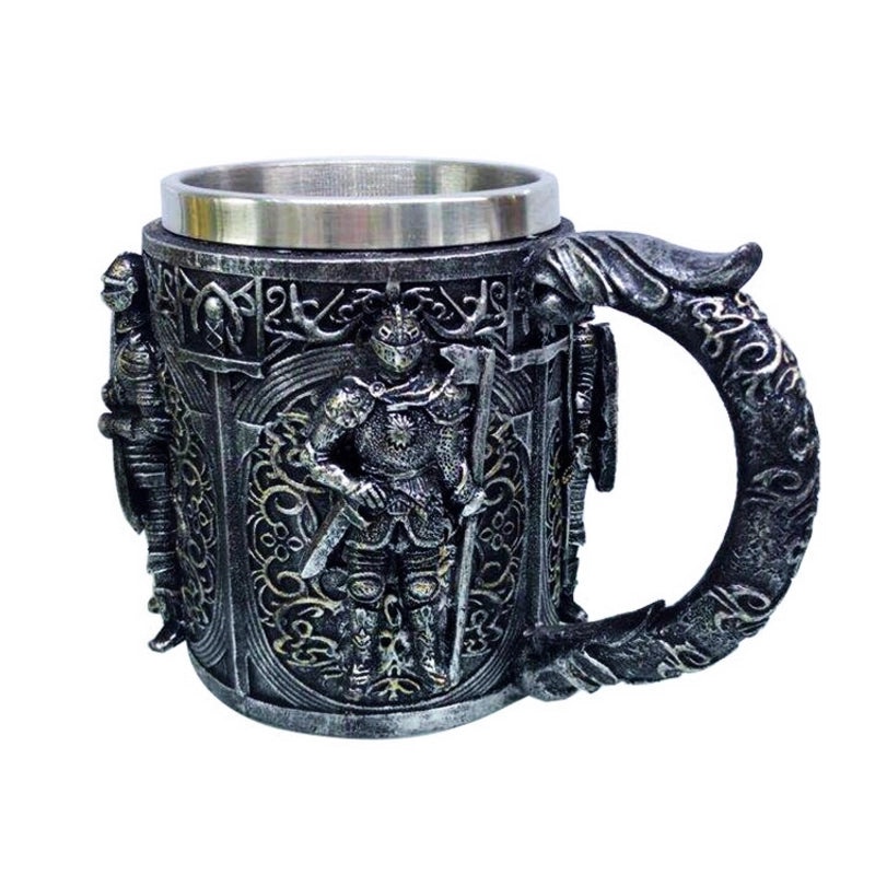 Halloween Retro Skull Stainless Steel Resin Water Bottle | Drinkware & Bottles