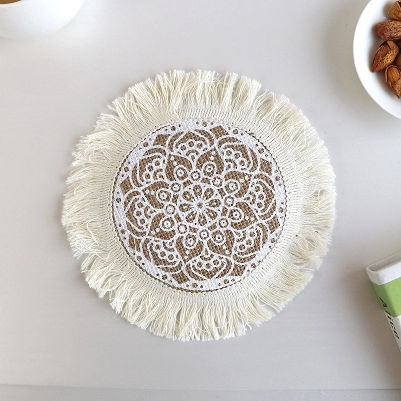 Colorful Jute Placemat Single Piece for Dining Table|Home Decor Table Linens