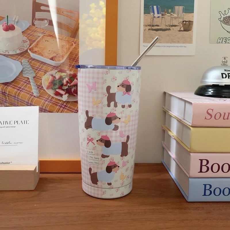 Adorable Animal Stainless Steel Thermos Bottle 304 Quality | Drinkware & Travel Mugs