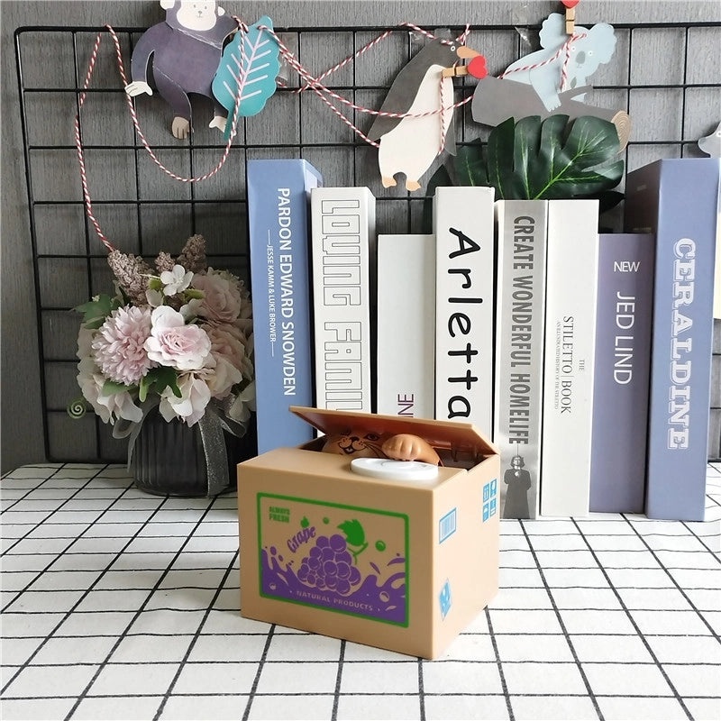 Cute Cat Piggy Bank Toy Plastic Coin Collector | Kids Toys & Collectibles