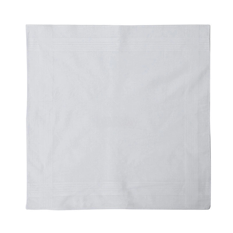 White 40cm Cotton Satin Handkerchief Square DIY Custom Logo Printed Handkerchief | Handkerchiefs & Accessories