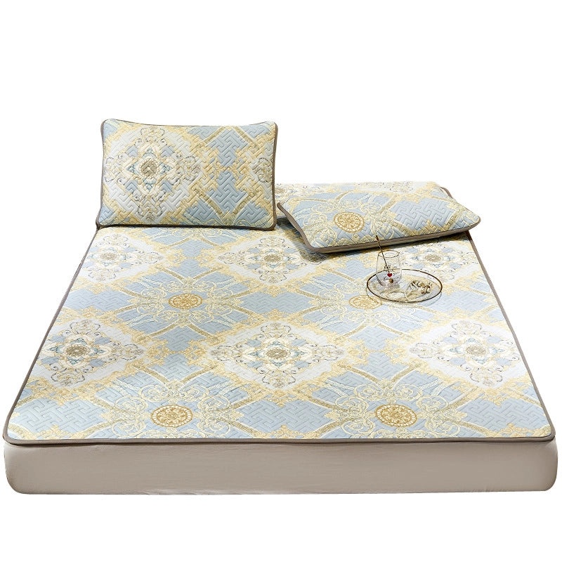 Thailand Royal Bio-based Latex Silk Mat 3-piece Set Soft High-end Mat for Micro-business | Home & Living Accessories