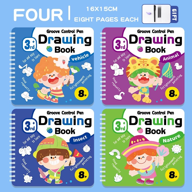 Toddler Drawing and Painting Letter Paper Toy Set for Ages 3-6 | Educational Art Supplies for Kids