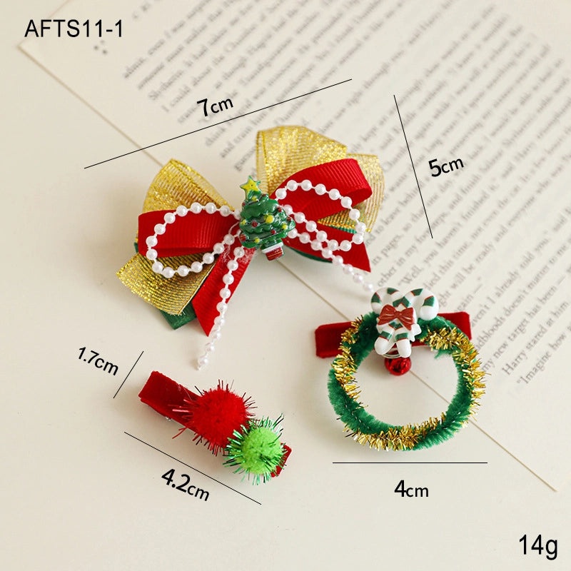 Minimalist Bow Knot Hairpin Cute Holiday Christmas Daily Party Selfie Accessory|Hair Accessories