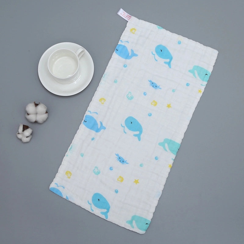 Adorable Cartoon Cotton Baby Burp Cloths Soft Absorbent Accessories for Newborns|Baby Accessories