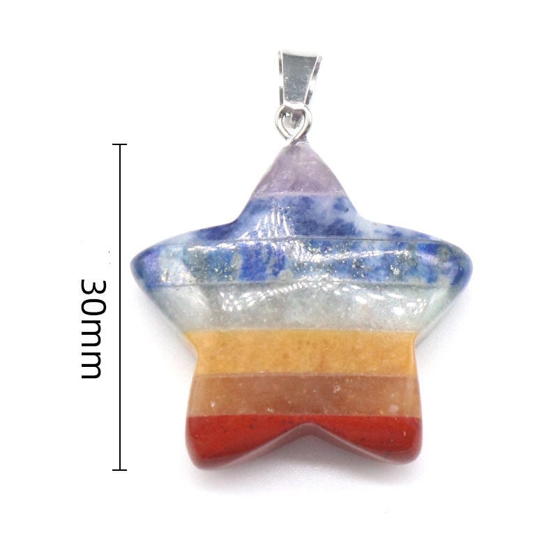 Natural Amethyst & Jade Multi-Stone Crystal Pendant | Jewelry Accessories