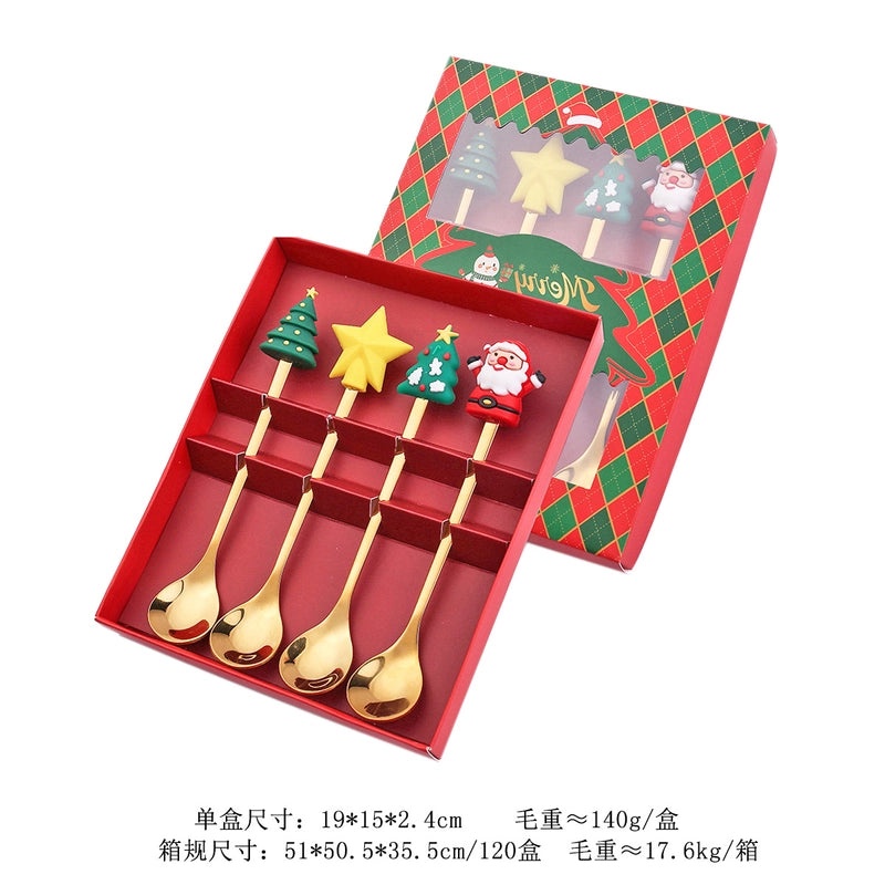 Festive Cartoon Stainless Steel Tableware Set for Kids|Kids Tableware & Dining Essentials