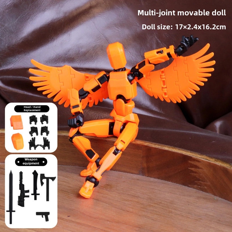 Lucky Doll 13-Joint Movable 3D Printed DIY Whole Body Stress Relief Toy | Toys & Games