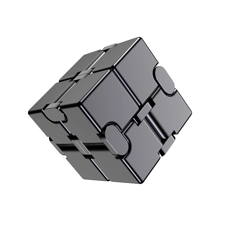 Aluminum Alloy Infinite Rubik's Cube Creative Decompression Toy Portable Flip Puzzle Cube|Toys & Games