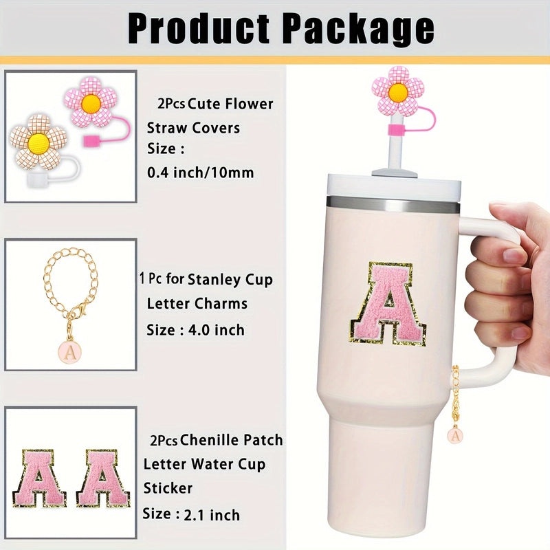 Embroidered Floral Letter Straw Cap for Casual Elegant Style|Fashion Accessories Hats & Caps