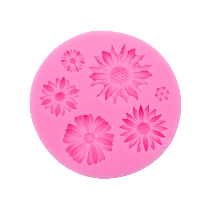 Sunflower Candy Cake Mold Silicone Baking Tool Kitchen Gadget Direct Selling|Kitchen & Dining