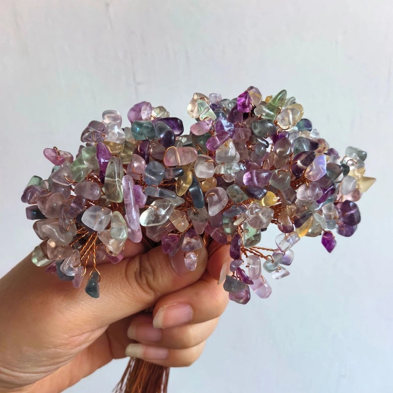 Irregular Rose Quartz Crystal Gravel Artificial Decorations Modern and Classic Style|Home Decor Accessories