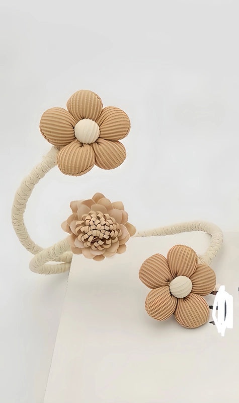 Modern Simple Hemp Rope Curtain Tiebacks with Magnetic Buckle | Home Decor Accessories