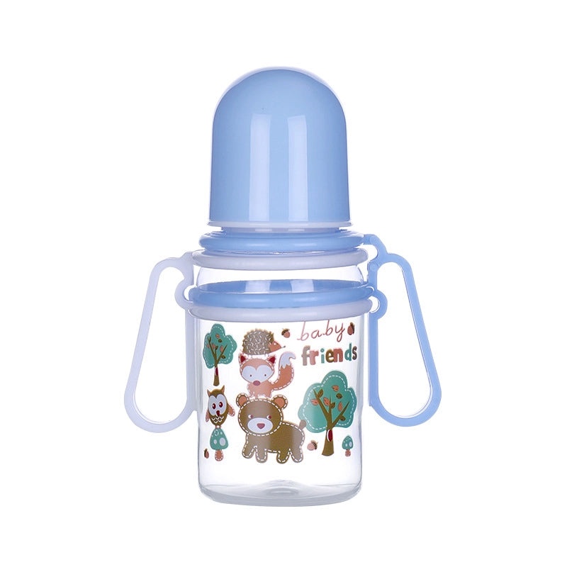 Baby Silicone Nipple Bottle with Handle | Baby Feeding Bottles & Cups