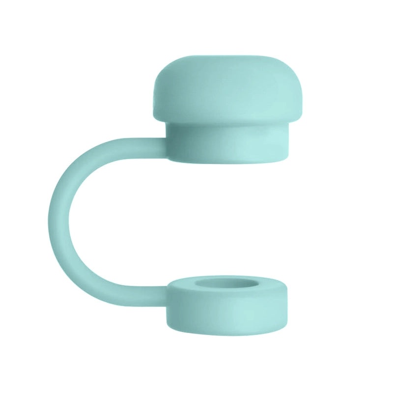 Elegant Floral Silicone Straw Cap for Cups | Drinkware Accessories