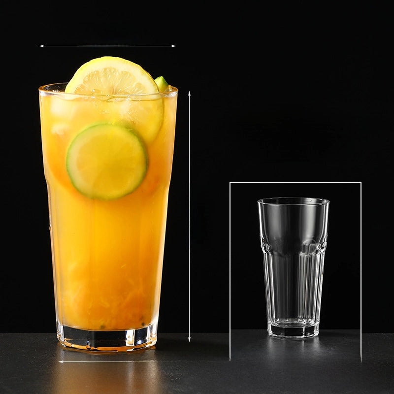 Large Capacity Glass Juice Cup for Milk Tea Mojito Cocktail Bars | Drinkware & Glassware