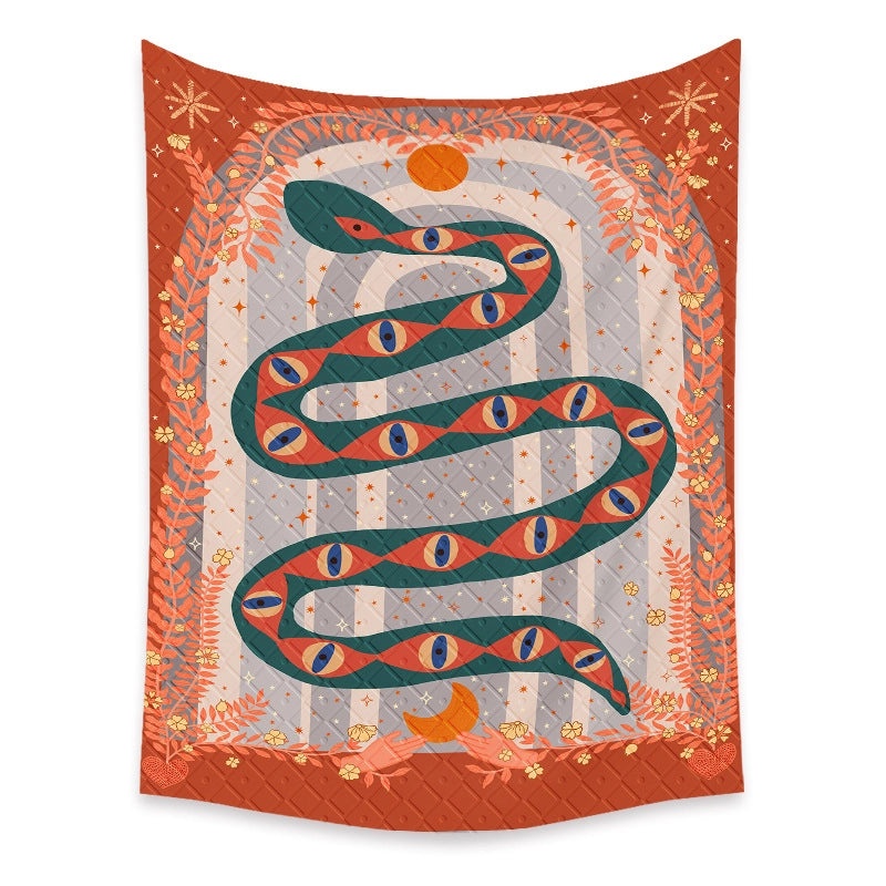 Bohemian Snake Print Decorative Wall Hanging Tapestry | Home Decor