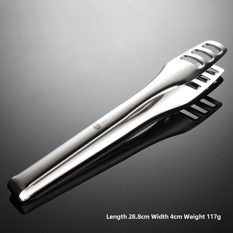 316 Stainless Steel Square-Head Food Clip for Steak, Bread, BBQ, Camping | Kitchen Utensils & Barbecue Accessories