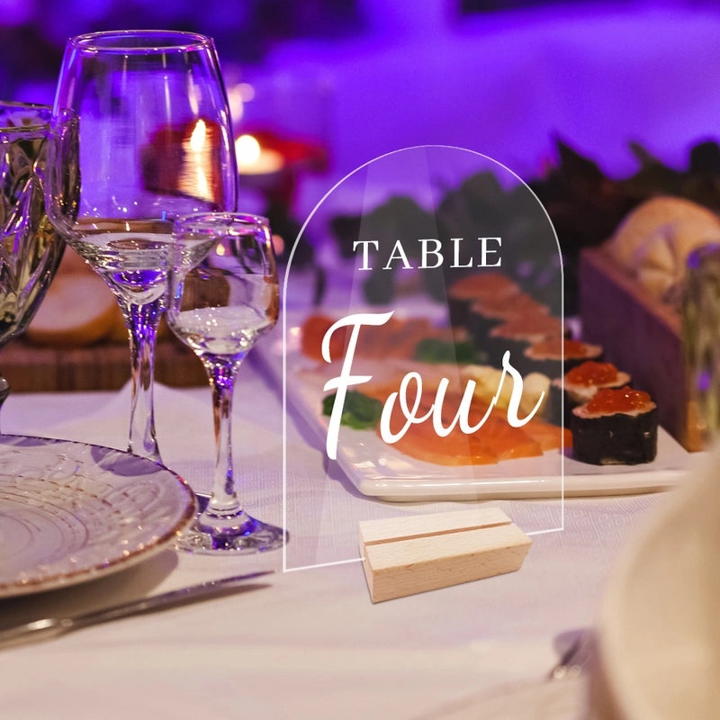 Casual Elegant Geometric Acrylic and Wood Ornaments for Home Decor | Home Decor & Artificial Decorations