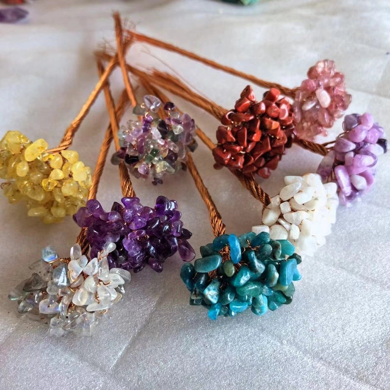 Irregular Rose Quartz Crystal Gravel Artificial Decorations Modern and Classic Style|Home Decor Accessories