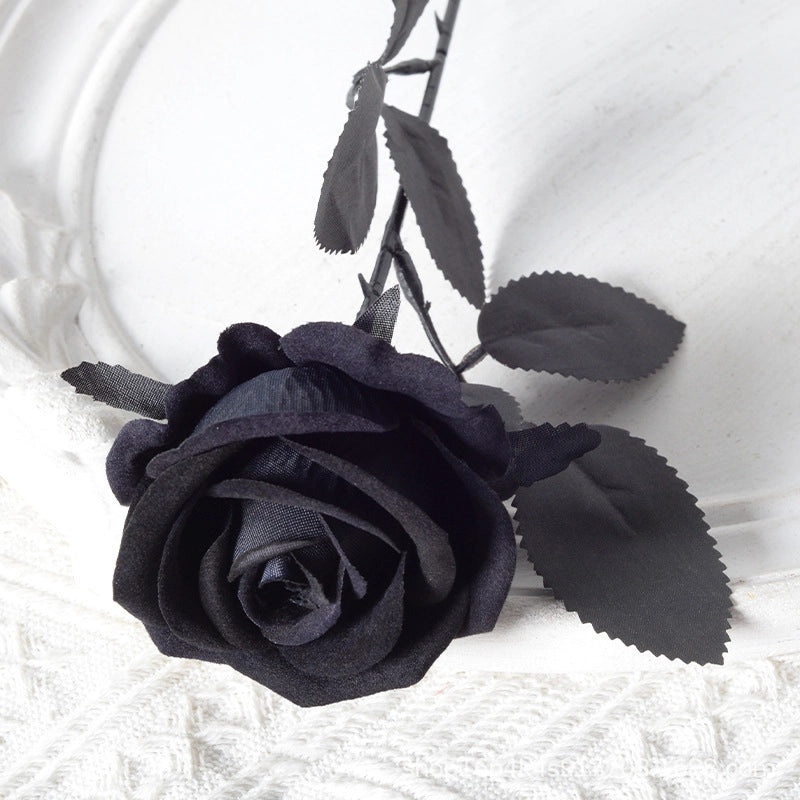 Artificial Rose Single Stem Flannel Flower for Home Wedding Valentine's Day Decoration|Home Decor & Wedding Accessories