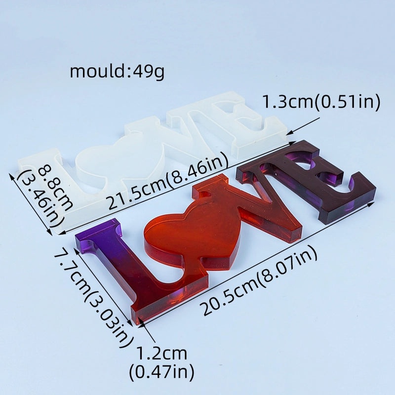 Elegant Casual Letter Design Silicone Bakeware Mold 1 Piece | Kitchen & Dining Accessories