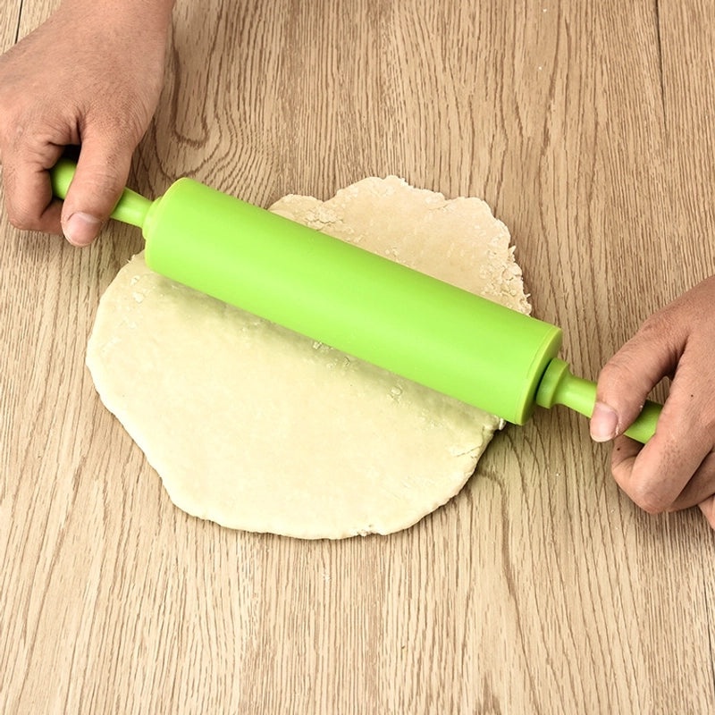 Solid Color Silicone Rolling Pin for Baking | Kitchen Tools & Gadgets