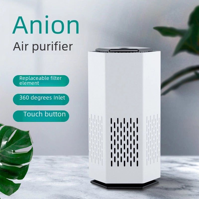 Car Air Purifier K01 Type-C Negative Ion Smoke Remover Desktop Aroma Diffuser | Car Accessories