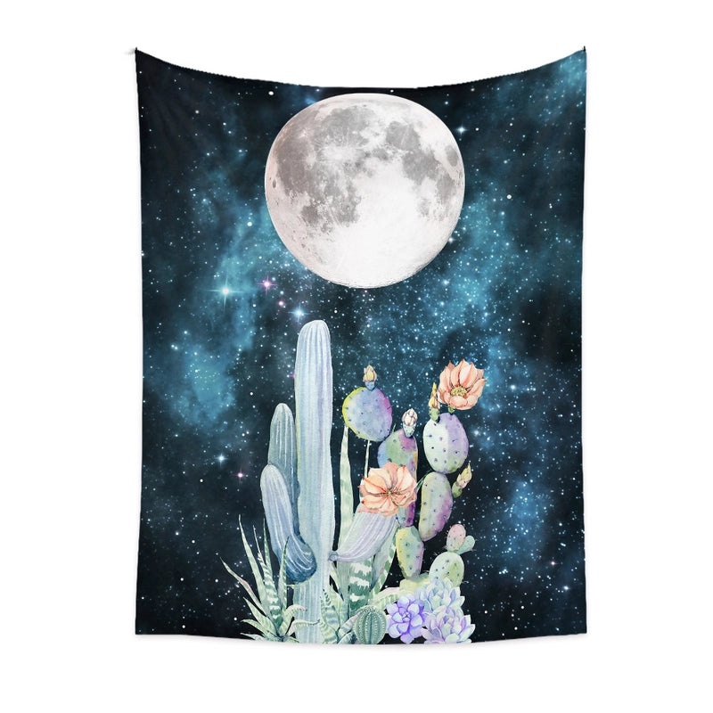 Bohemian Moon Phase Wall Hanging Tapestry | Home Decor