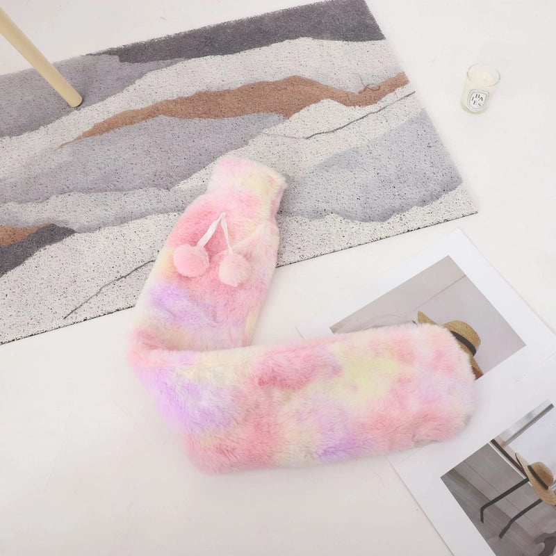 Cartoon Plush Hot Water Bag UK Christmas Hand Warmer Soft Long Water Filling Hot Water Bottle|Home & Living