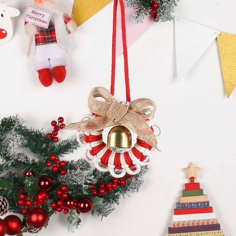 Nordic Hand-Woven Wind Chime Pendant for Door or Car Holiday Christmas Ornament Gift|Home Decor & Accessories