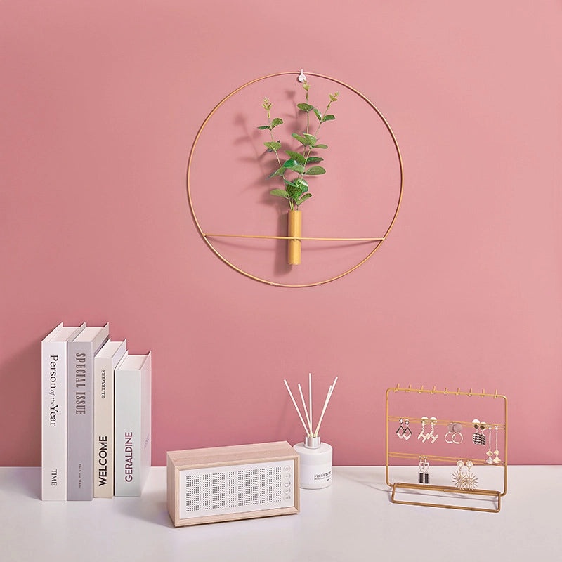 Elegant Solid Color Iron Wall Decor | Home Decor