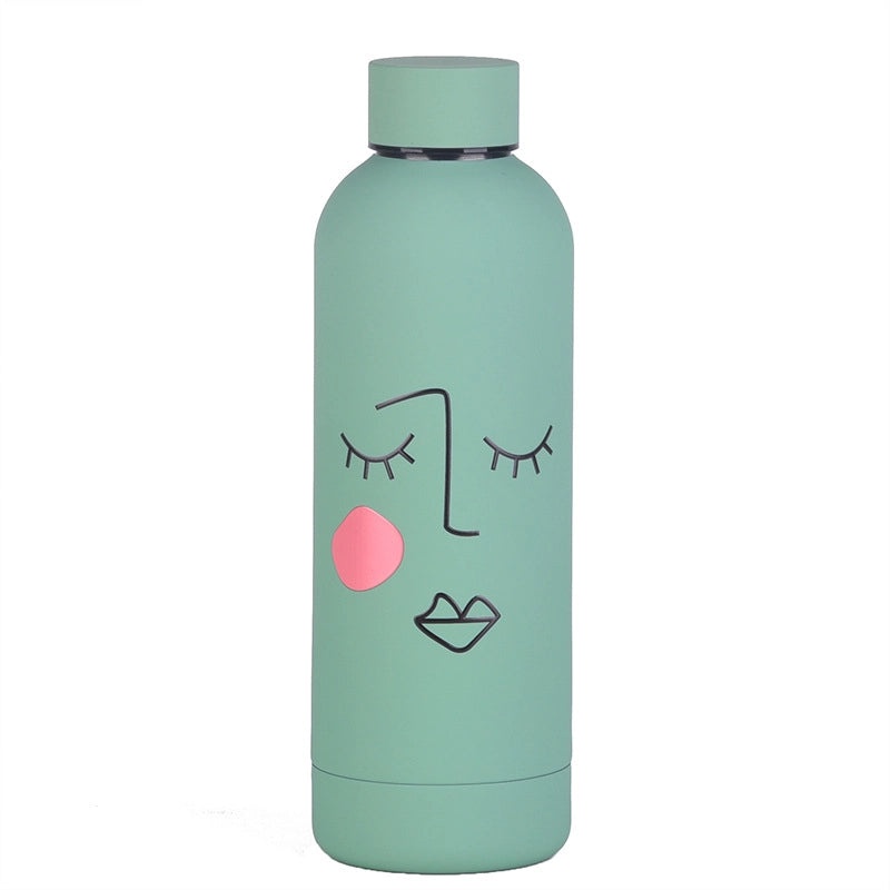 Cute Cartoon Stainless Steel Thermos Water Bottle | Drinkware & Tumblers