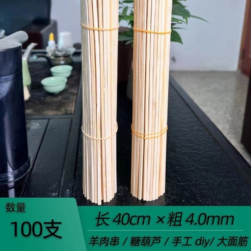 Disposable Bamboo Skewers for BBQ Grilled Meat and Fruits | Kitchen & Dining Accessories
