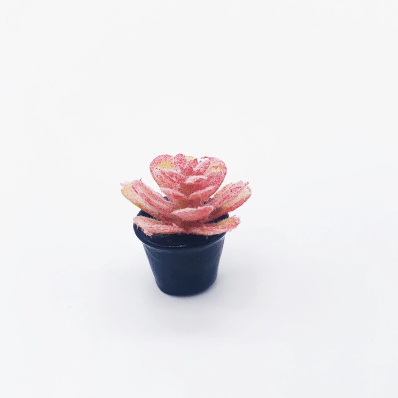 Miniature Dollhouse Accessories Artificial Succulent Plant Pot Micro Landscape Decoration|Dollhouse Miniatures & Accessories